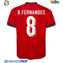 Maglie da calcio Portogallo Bruno Fernandes #8 Prima Maglia Europei 2024 Manica Corta